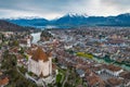 Thun castle in the city of Thun, Switzerland Royalty Free Stock Photo