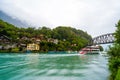 Thun Lake with Interlaken City