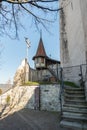 Little tower at the Thun castle in Switzerland