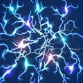 Thunder bolts dark vector background