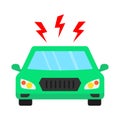 Thunder with carm Automated Isolated Vector icon that can be easily modified or edited Royalty Free Stock Photo