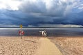 Thunder clouds tower over GÃÂ¼ltzauudden in LuleÃÂ¥