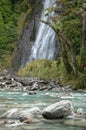 Thunder Creek and Falls - Otago Royalty Free Stock Photo