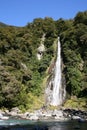 Thunder Creek waterfall Royalty Free Stock Photo