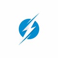 Thunder Icon Vector. Energy and thunder electricity symbol concept.