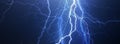 Thunder, lightnings and rain Royalty Free Stock Photo