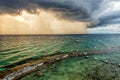 The thunder storms in Lapu Lapu city