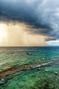 The thunder storms in Lapu Lapu city Royalty Free Stock Photo