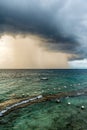 The thunder storms in Lapu Lapu city Royalty Free Stock Photo