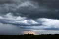 thunder strom sky Rain clouds.