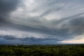 thunder strom sky Rain clouds.