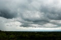 thunder strom sky Rain clouds.