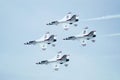 Thunderbird Jets Aerobatic Royalty Free Stock Photo