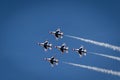 US Air Force Thunderbirds Jets Royalty Free Stock Photo