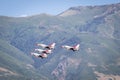 US Air Force Thunderbirds Jets Royalty Free Stock Photo