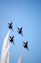 Thunderbirds in formation Royalty Free Stock Photo