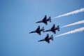 Thunderbirds in formation Royalty Free Stock Photo