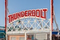 Thunderbolt roller coaster at Coney Island, New York, USA