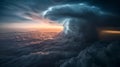 Epic Thunderstorm Cloudscape Royalty Free Stock Photo