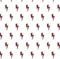 Isolated thunders background vector design