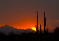 Thundershower Sunset Royalty Free Stock Photo