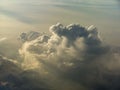 Thunderstorm from above Royalty Free Stock Photo