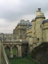 Chateau de Vincennes on Gloomy Day, Paris, France Royalty Free Stock Photo