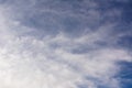 Thunderstorm cloud on blue sky with sunny light Royalty Free Stock Photo