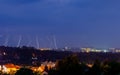 Thunderstorm Cracow, Poland Royalty Free Stock Photo