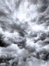 Thunderstorm dark blurred clouds background