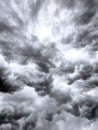 Thunderstorm dark blurred clouds background Royalty Free Stock Photo