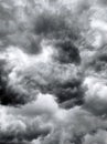 Thunderstorm dark clouds background Royalty Free Stock Photo