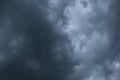 Thunderstorm and dark clouds Royalty Free Stock Photo