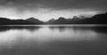 Thunderstorm, Lake McDonald, Royalty Free Stock Photo