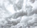 Thunderstorm light clouds blurred background Royalty Free Stock Photo
