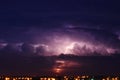 Thunderstorm and Lightening Royalty Free Stock Photo