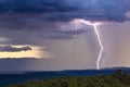 Thunderstorm with lightning bolt Royalty Free Stock Photo