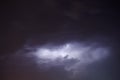 Thunderstorm Lightnings Royalty Free Stock Photo