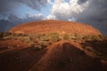 Thunderstorm Over Ayers Rock Royalty Free Stock Photo