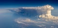 Thunderstorm over the Mediterranean at Menorca. Royalty Free Stock Photo