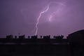 Thunderstorm over Trelew City, Patagonia Argentina