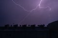 Thunderstorm over Trelew City, Patagonia Argentina