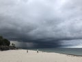 Thunderstorm in the sky over Diani Beach