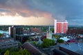 Before thunderstorm in South London - Sutton, Surrey Royalty Free Stock Photo