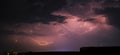 Thunderstorms are massive clouds with thunder and lightning discharges in the sky