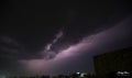 Thunderstorms are massive clouds with thunder and lightning discharges in the sky