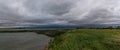 Thunderstorms Storms Over Alberta Prairie, Canada Royalty Free Stock Photo