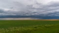 Thunderstorms Storms Over Alberta Prairie, Canada Royalty Free Stock Photo