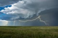 Thunderstorms wrath over the wide reaches of the great plains