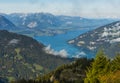 Thunersee in Berner Oberland Royalty Free Stock Photo